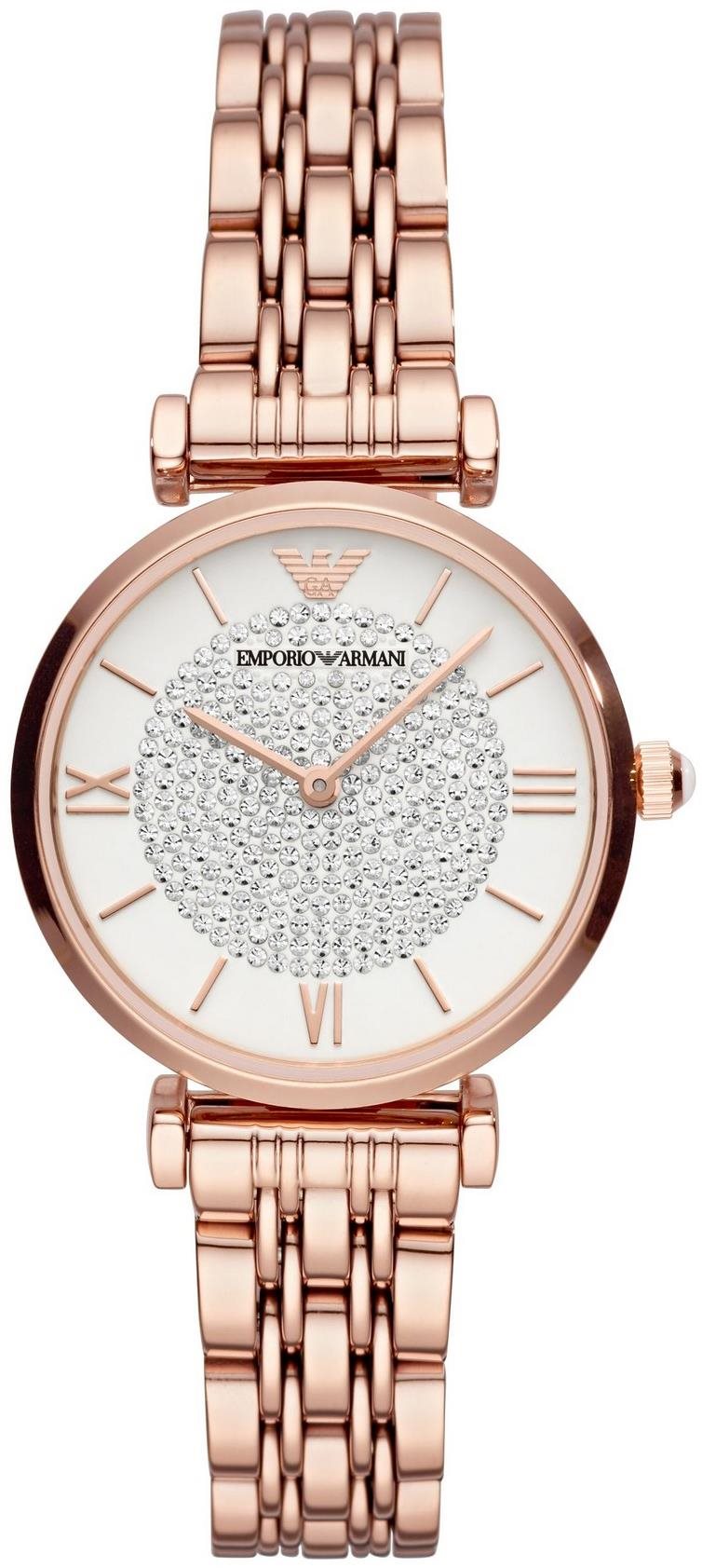 EMPORIO ARMANI - Dámske hodinky okrúhle AR11244 Hodinky