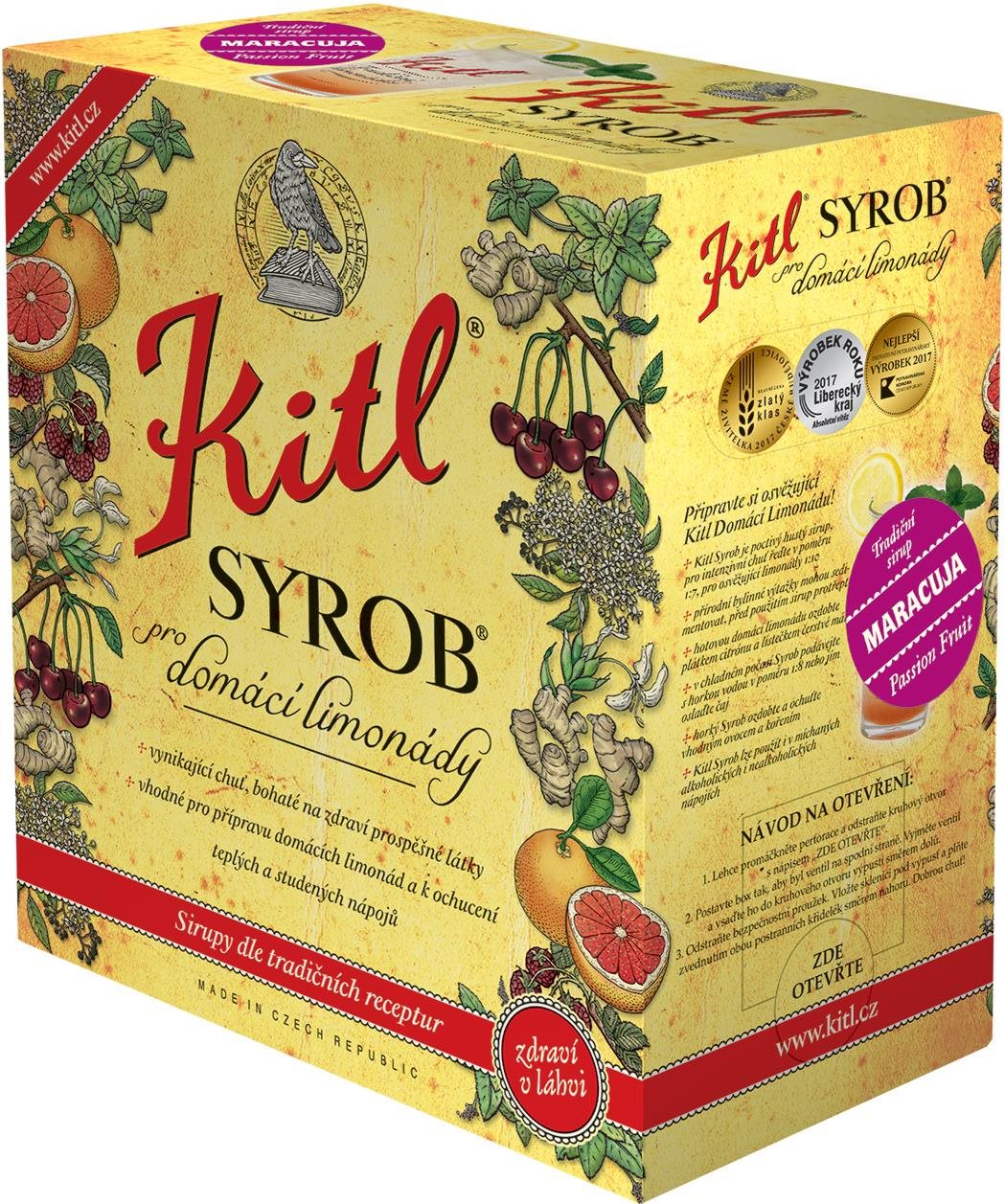 Kitl Syrob Maracuja 5l bag-in-box Sirup