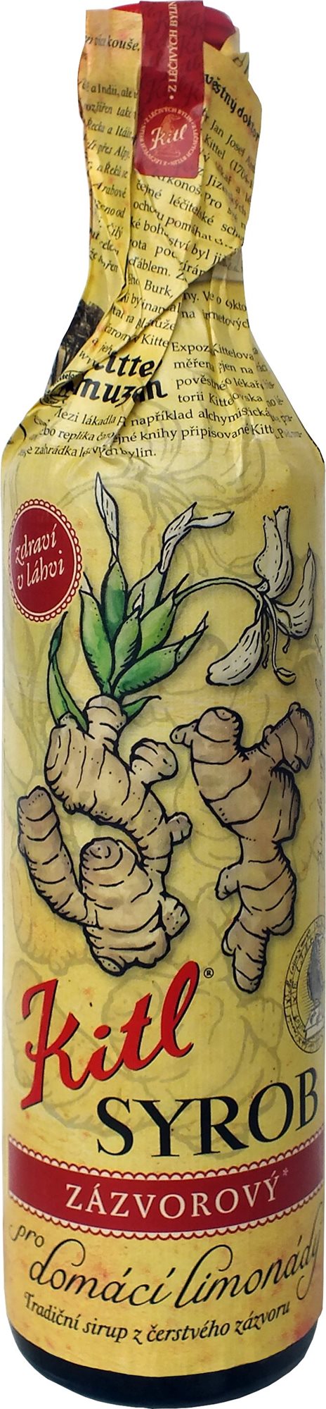 Kitl Syrob Zázvorový 500 ml Sirup