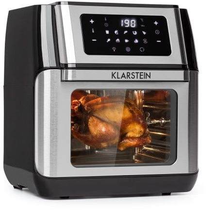 Klarstein AeroVital Fry Black/Silver Deep Fryer