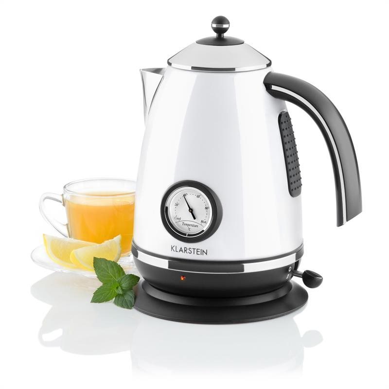 Klarstein Aquavita Chalet, White Electric Kettle