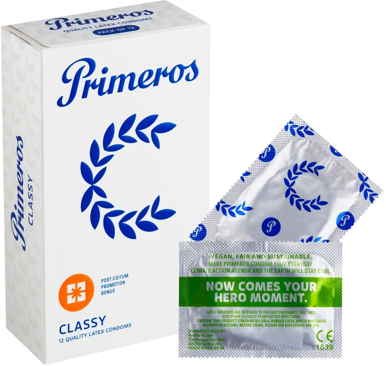 PRIMEROS Classy 12 db Óvszer