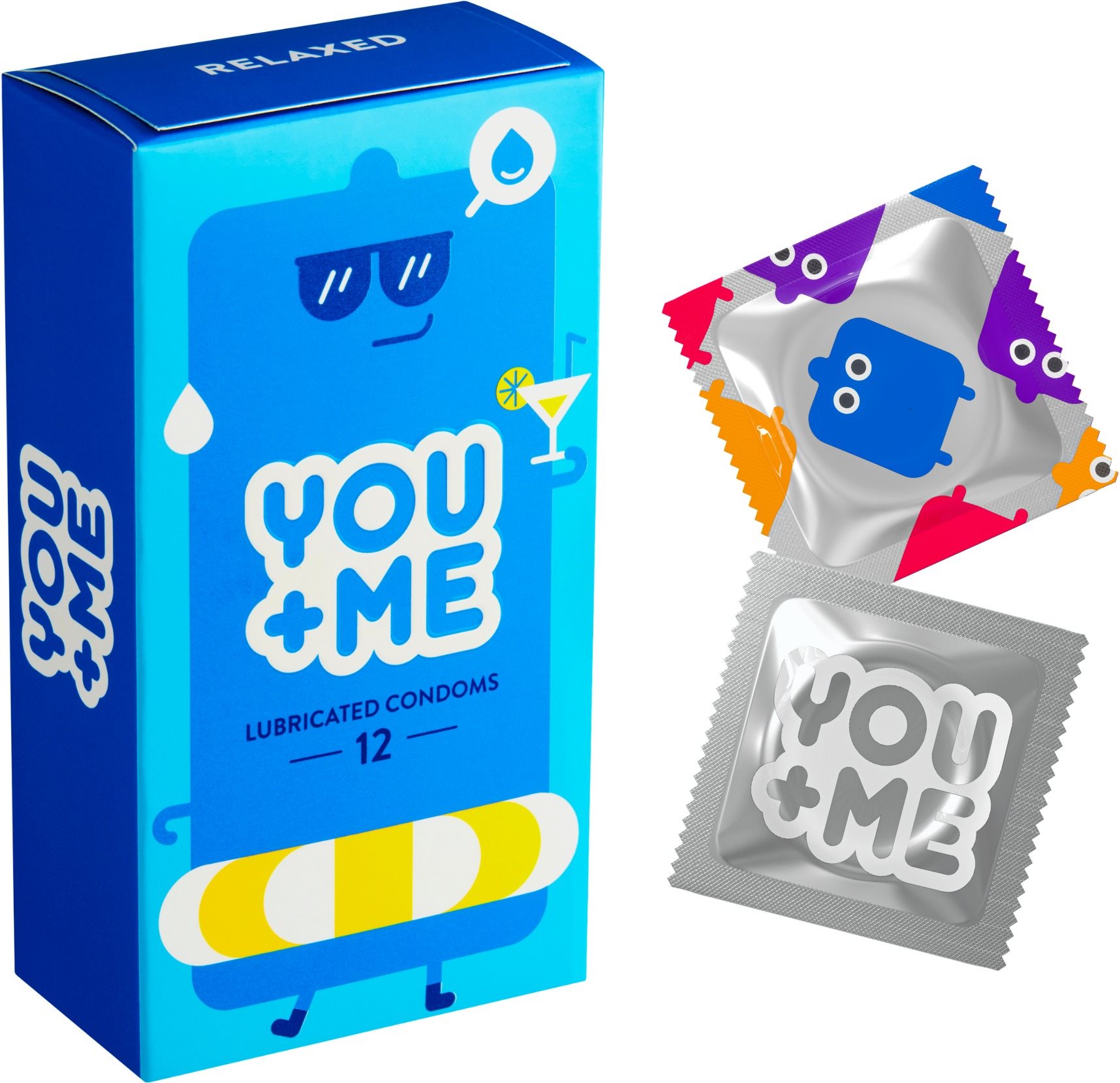 YOU ME Lubricated 12 ks Kondómy