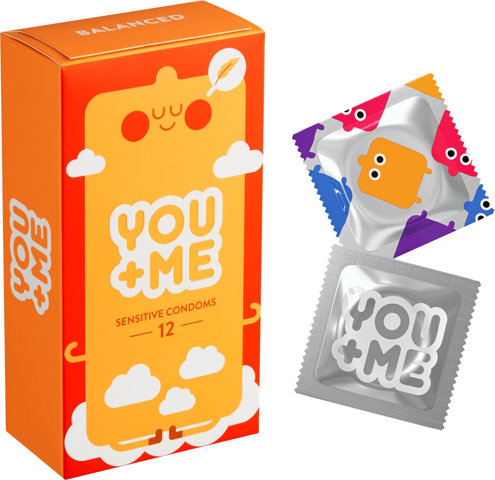 YOU ME Sensitive 12 ks Kondómy