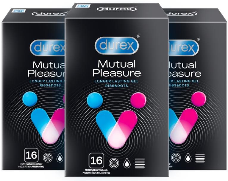 DUREX Mutual Pleasure 3× 16 ks Kondómy