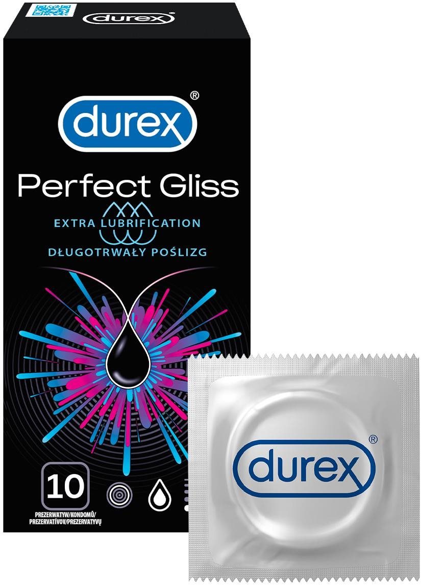 DUREX Perfect Gliss 10 ks Kondómy