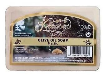 Knossos Řecké olivové mýdlo s vůní pryskyřice 100 g Tuhé mýdlo