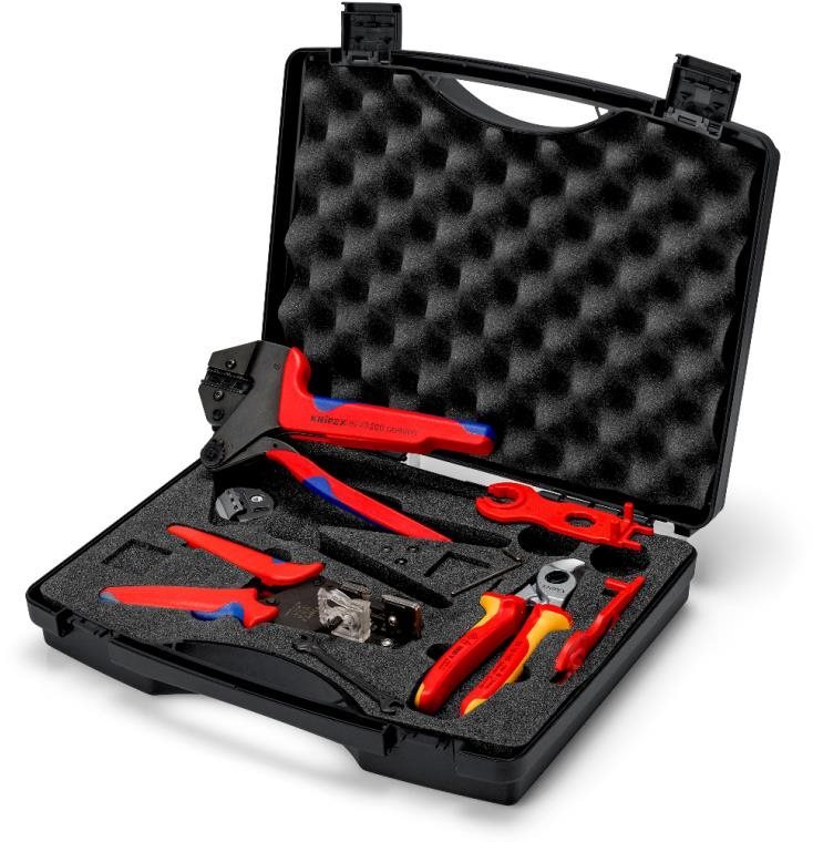KNIPEX Kufrík s náradím pre fotovoltiku pre solárne konektory MC 4...