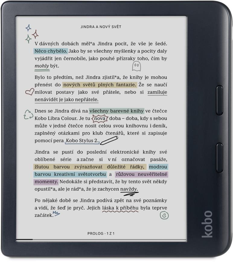 Kobo Libra Colour Black Ebook olvasó