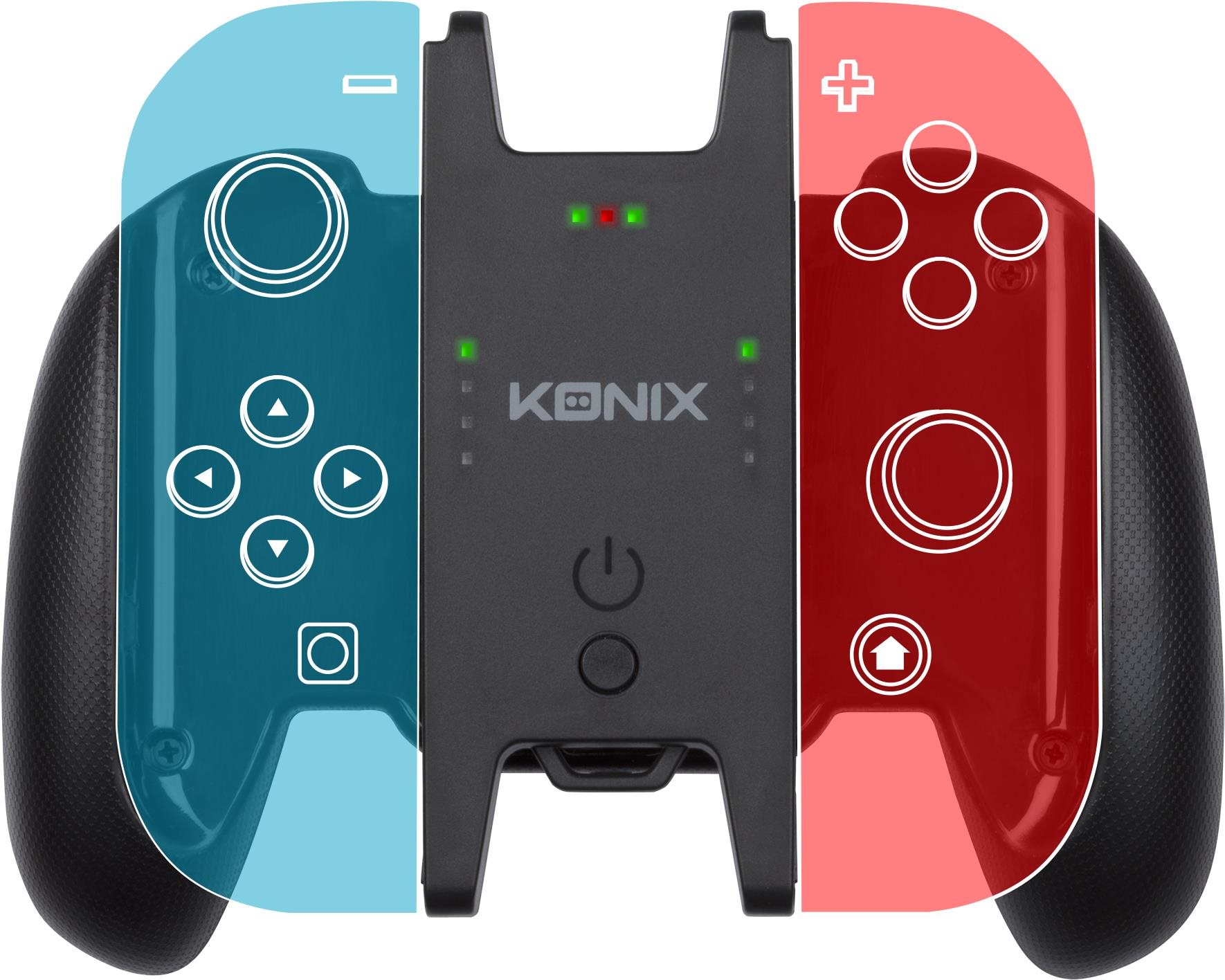 Mythics Play & Charge Nintendo Switch Charging Grip Töltőállomás