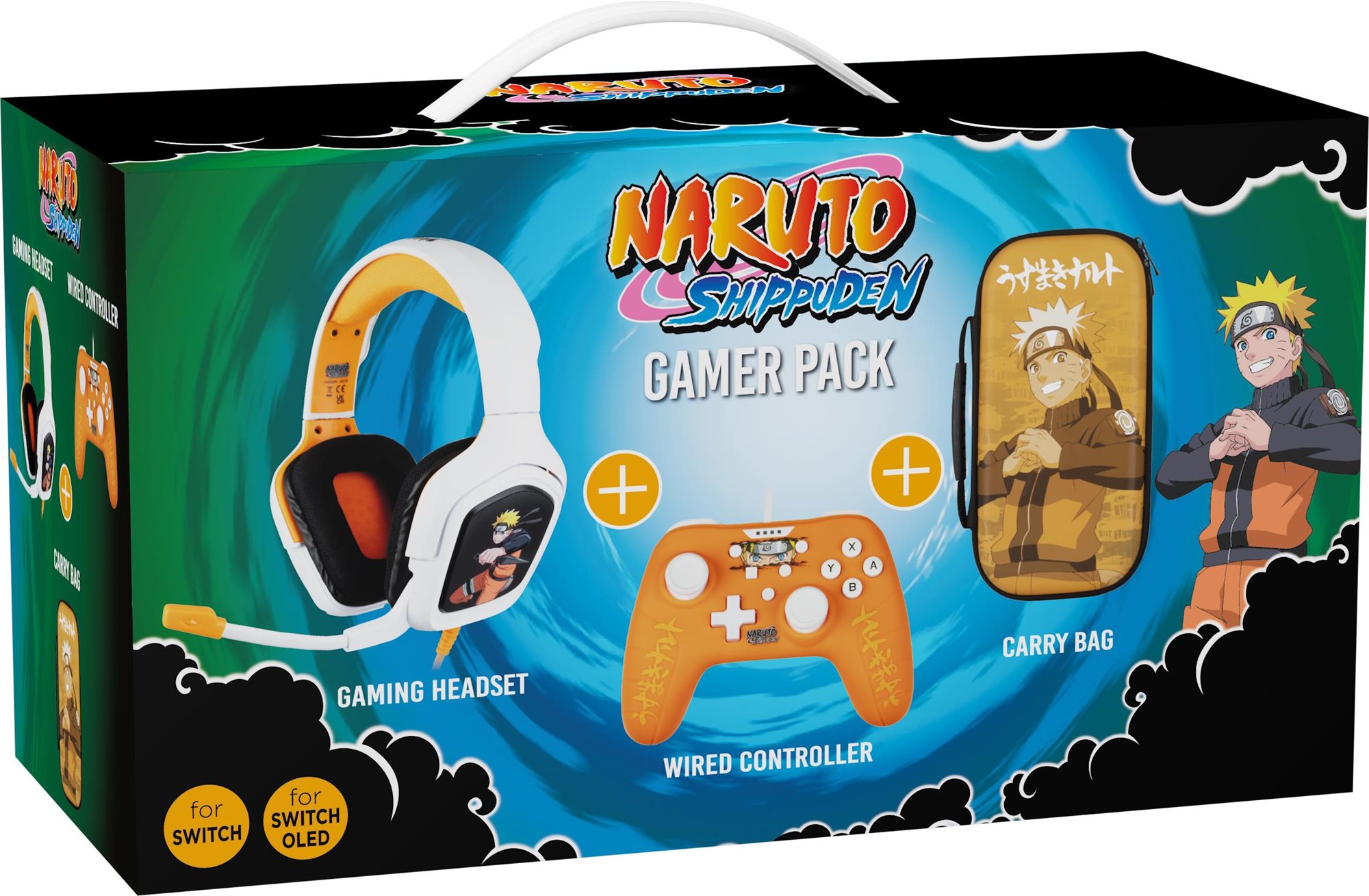 Konix Naruto Nintendo Switch Gamer Pack Set herného príslušenstva