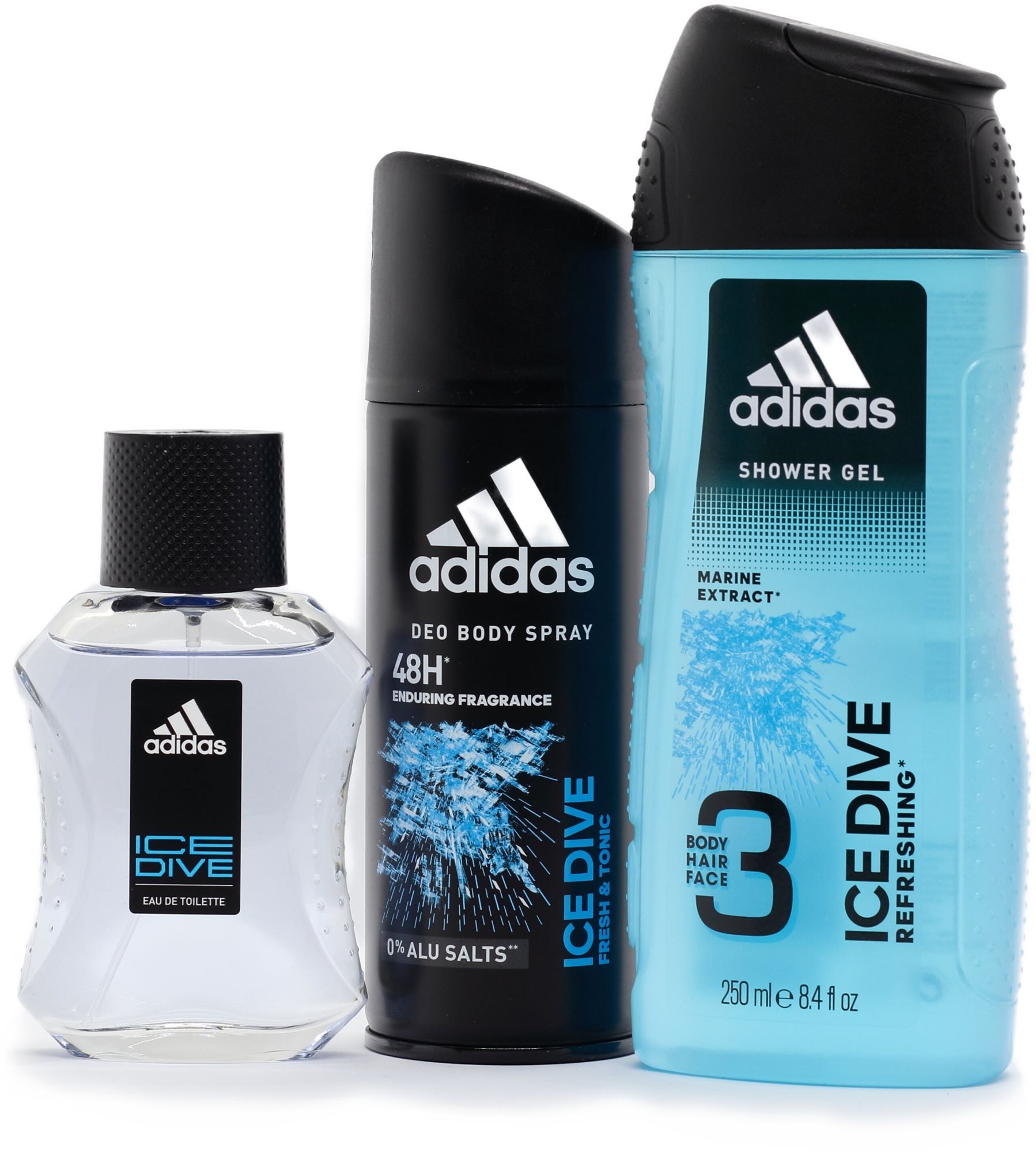 ADIDAS Ice Dive EdT Set 450 ml Dárková sada parfémů