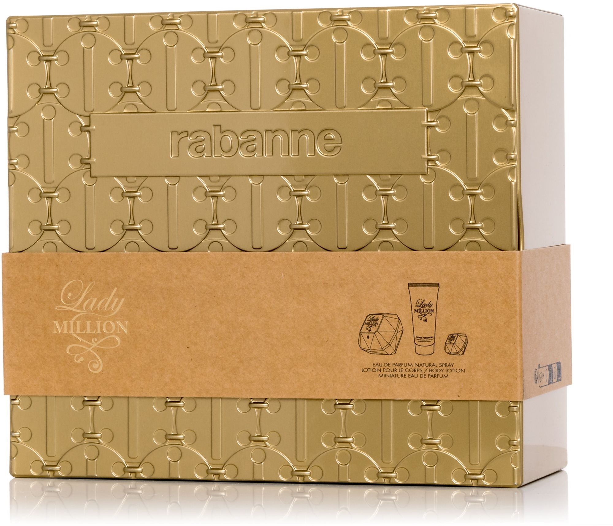 PACO RABANNE Lady Million EdP Set 160 ml Dárková sada parfémů