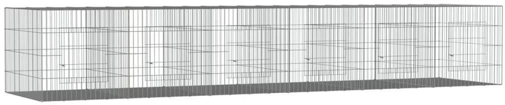 SHUMEE 6-dielna klietka pre zajaca 327 × 79 × 54 cm pozinkované...