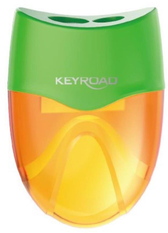 KEYROAD Mellow Duo mit Behälter, orange Anspitzer