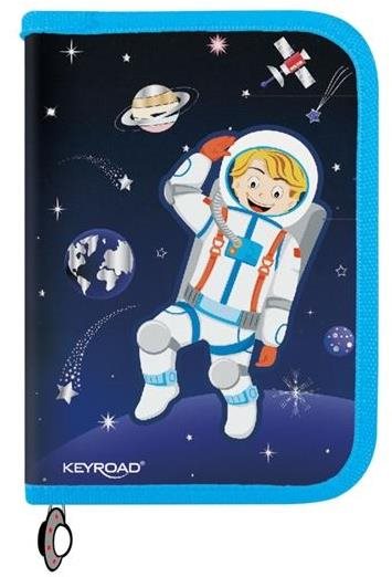 KEYROAD jednoposchodový, naplnený, 1 chlopňa, kozmonaut Peračník