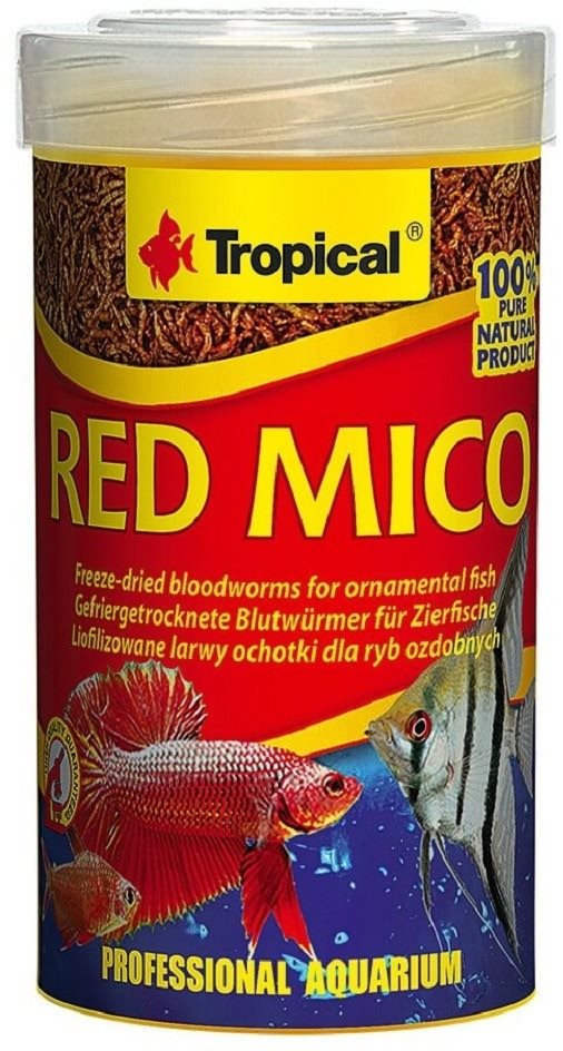 Tropical Red Mico 100 ml 8 g Krmivo pre akváriové ryby