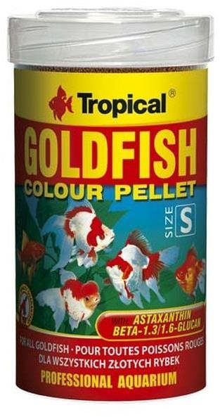 Tropical Goldfish Colour Pellet S 100 ml 45 g Krmivo pre akváriové...