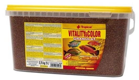 Tropical Vitality & Color granulat 5 l 2,75 kg Krmivo pre akváriové...