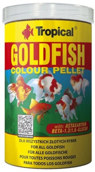 Tropical Goldfish Pellet 1000 ml 360 g Krmivo pre akváriové ryby