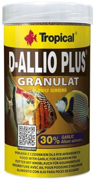 Tropical D-Allio Plus granulat 100 ml 60 g Krmivo pre akváriové ryby