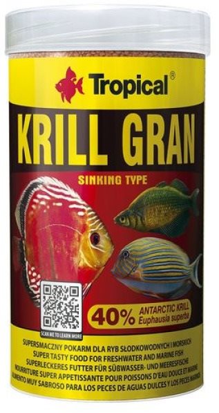 Tropical Krill gran 250 ml 135 g Krmivo pre krevetky