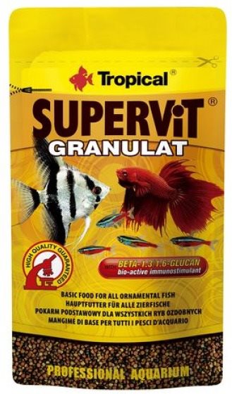 Tropical Supervit granulat 10 g Krmivo pre akváriové ryby
