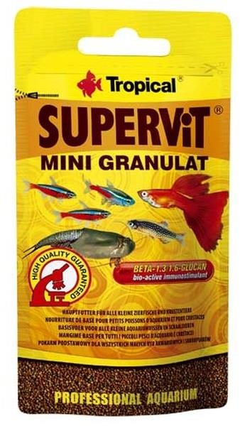Tropical Supervit Mini granulat 10 g Krmivo pre akváriové ryby
