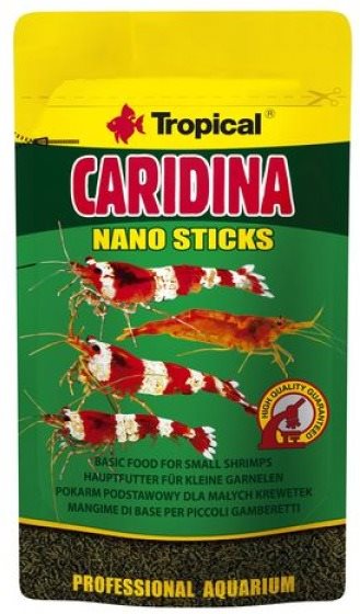 Tropical Caridina Nano Sticks 10 g Krmivo pre krevetky