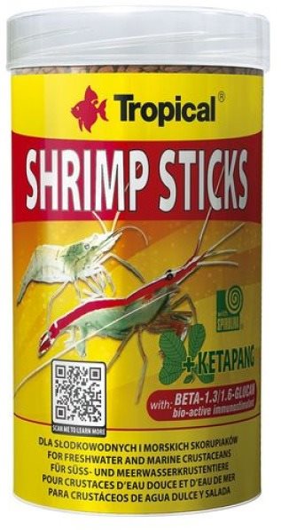 Tropical Shrimp Sticks 100 ml 55 g Krmivo pre krevetky