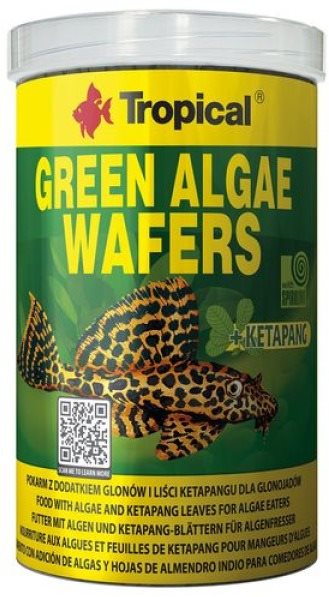 Tropical Green Algae Wafers 100 ml 45 g Krmivo pre krevetky
