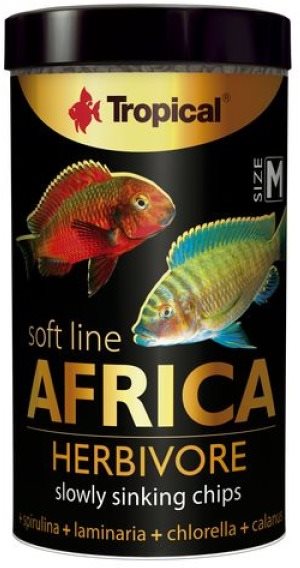 Tropical Africa Herbivore M 250 ml 130 g Krmivo pre akváriové ryby