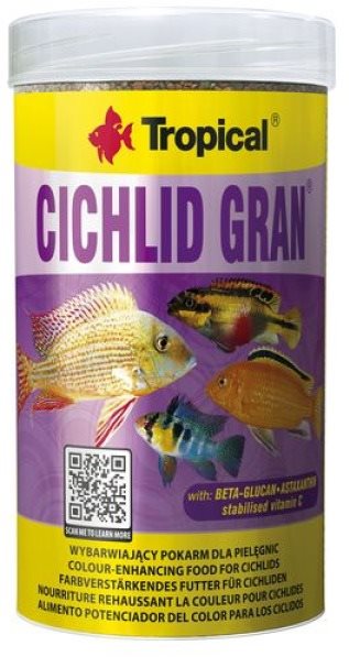 Tropical Cichlid granule 250 ml 138 g Krmivo pre akváriové ryby