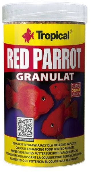 Tropical Red Parrot granulat 1000 ml 400 g Krmivo pre akváriové ryby