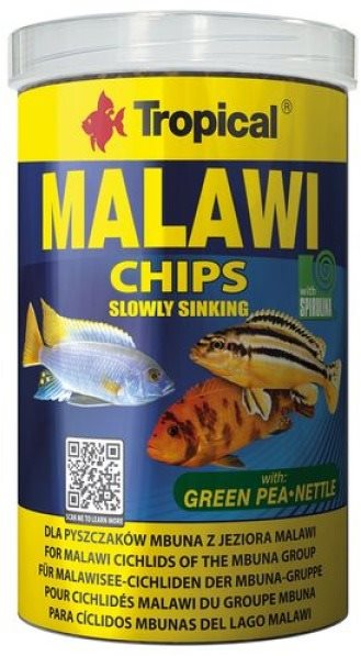 Tropical Malawi Chips 250 ml 130 g Krmivo pre akváriové ryby