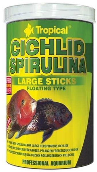 Tropical Cichlid Spirulina Sticks L 1000 ml 300 g Krmivo pre...