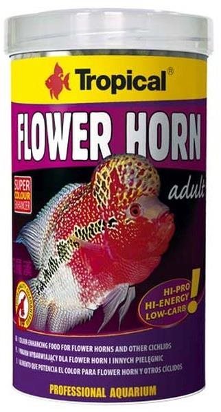 Tropical Flower Horn Adult Pellet 500 ml 190 g Krmivo pre akváriové...