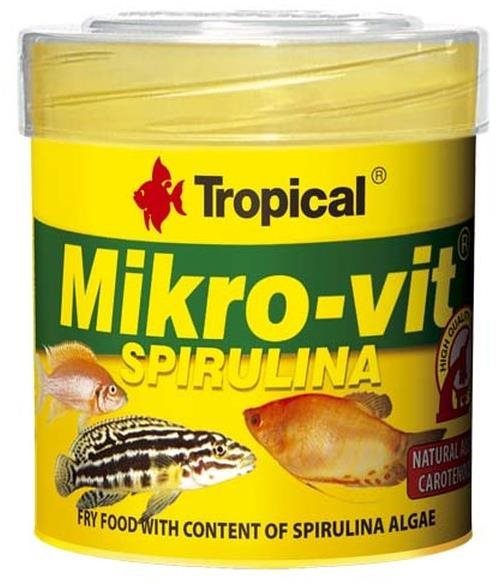 Tropical Mikro-vit Spirulina 50 ml 32 g Krmivo pre akváriové ryby