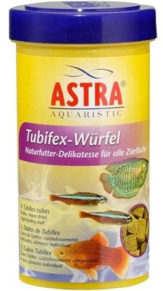 Astra Tubifex Würfel Lyofilizované nitenky 250 ml Krmivo pre...