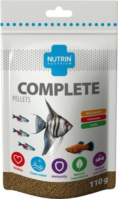 Nutrin Aquarium Complete Pellets 110 g Krmivo pre akváriové ryby
