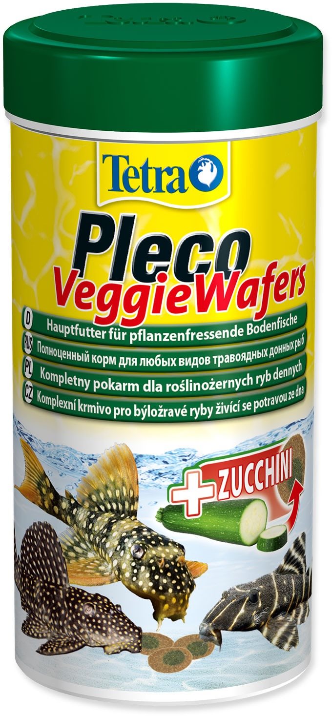 Tetra Pleco Veggie Wafer 250 ml Krmivo pre akváriové ryby