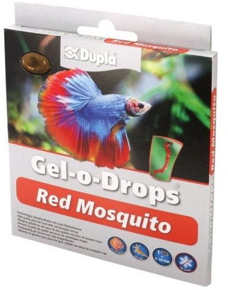 Dohnse gél-o-Drops s larvami červených komárov 12 × 2 g Krmivo pre...