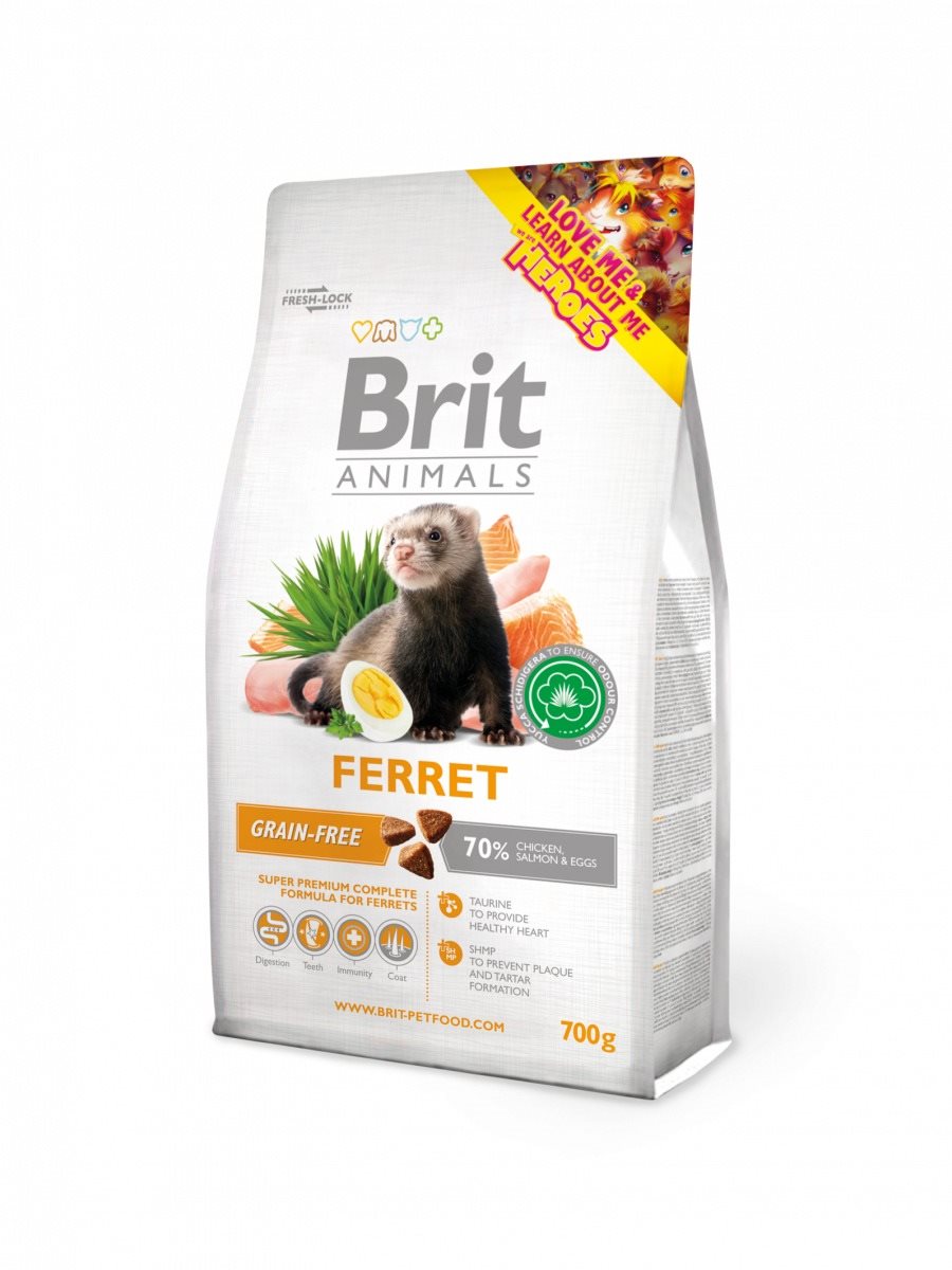 Brit Animals Ferret 700 g Krmivo pre fretky