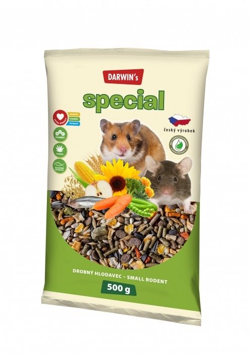 Darwin's Drobný hlodavec Special 500 g Krmivo pre hlodavce