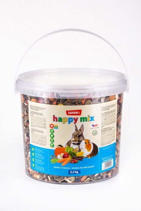 Darwin's Morča a králik Happy mix 2,2 kg Krmivo pre králiky