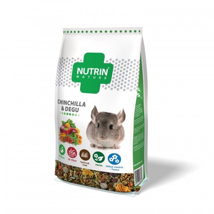 Nutrin Nature - Činčila a Degu, 750 g Krmivo pre hlodavce