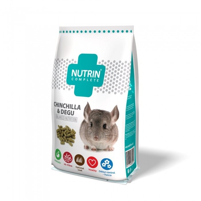 Nutrin Complete Činčila a Degu 400 g Krmivo pre hlodavce