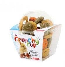 Zolux Pochúťka CRUNCHYCUP mrkva/lucerna 200 g Maškrty pre hlodavce