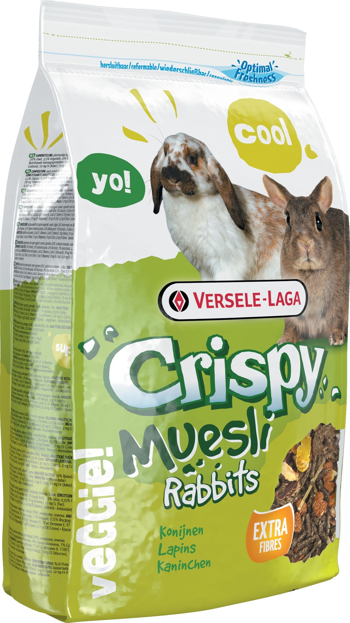 Versele Laga Crispy Muesli Rabbits 1 kg Krmivo pre králiky