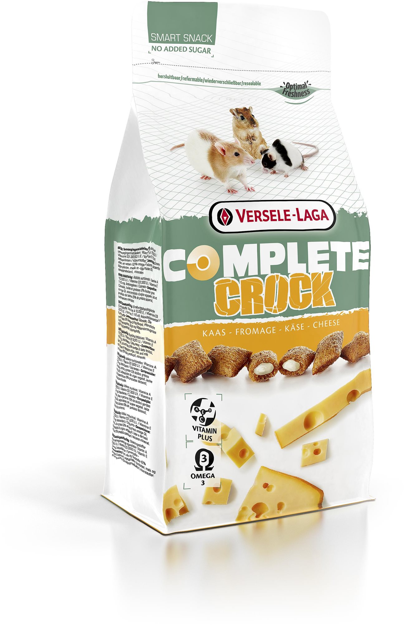 Versele Laga Crock Complete Cheese so syrom 50 g Maškrty pre hlodavce
